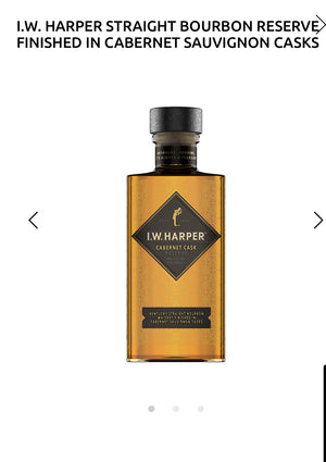I.w. Harper Straight Bourbon Reserve Finished In Cabernet Sauvignon Casks 1872 90