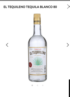 El Tequileno Tequila Blanco 80 1L
