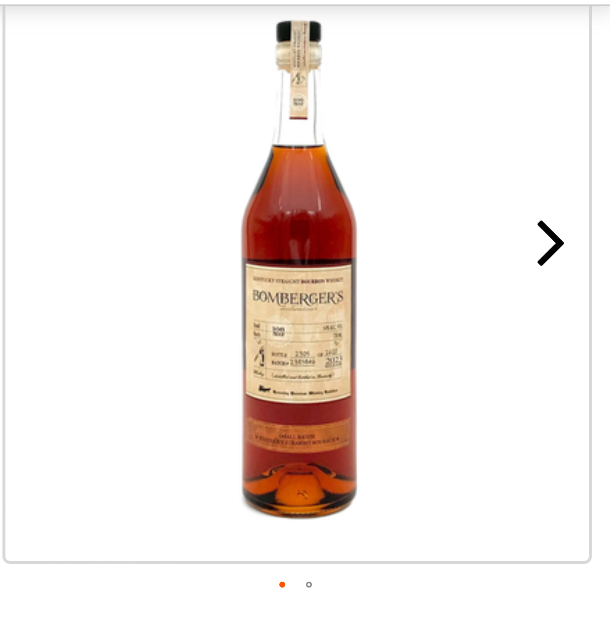 Bomberger's Declaration Bourbon Whiskey 2023