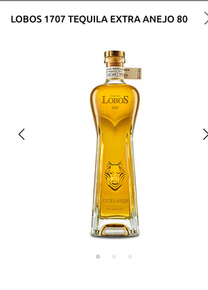 Lobos 1707 Tequila Extra Anejo 80