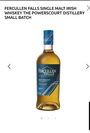 Fercullen Falls Single Malt Irish Whiskey The Powerscourt Distillery Small Batch 86