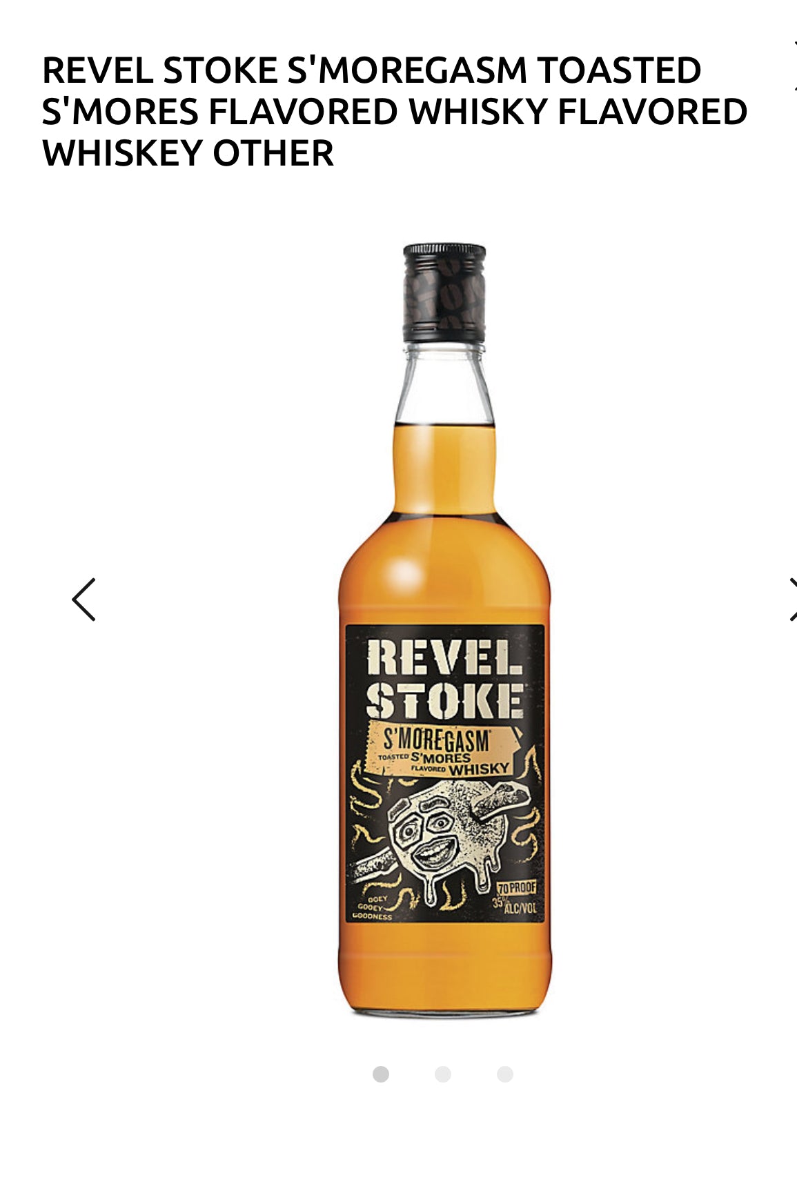 Revel Stoke S'moregasm Toasted S'mores Flavored Whisky 70