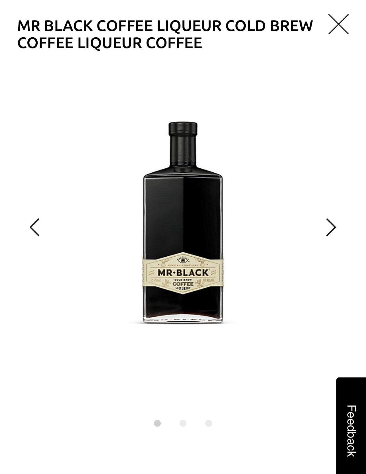 Mr Black Cold Brew Coffee Liqueur 50