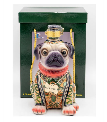 Oceano Azul Mr. Pug Anejo Tequila 1L Green
