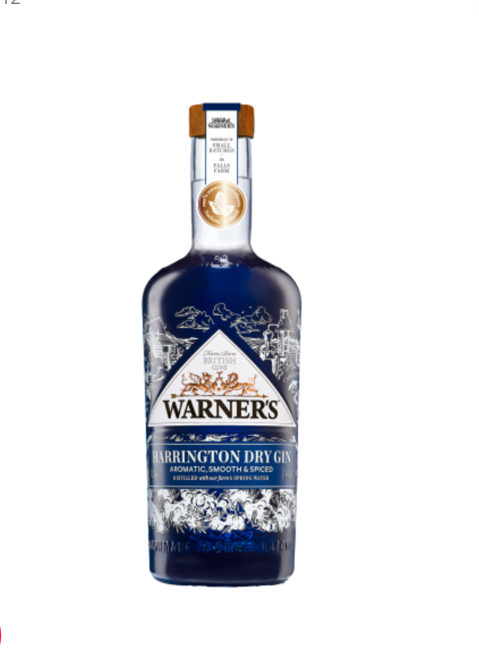 Warners Gin Harrington Dry 750ML