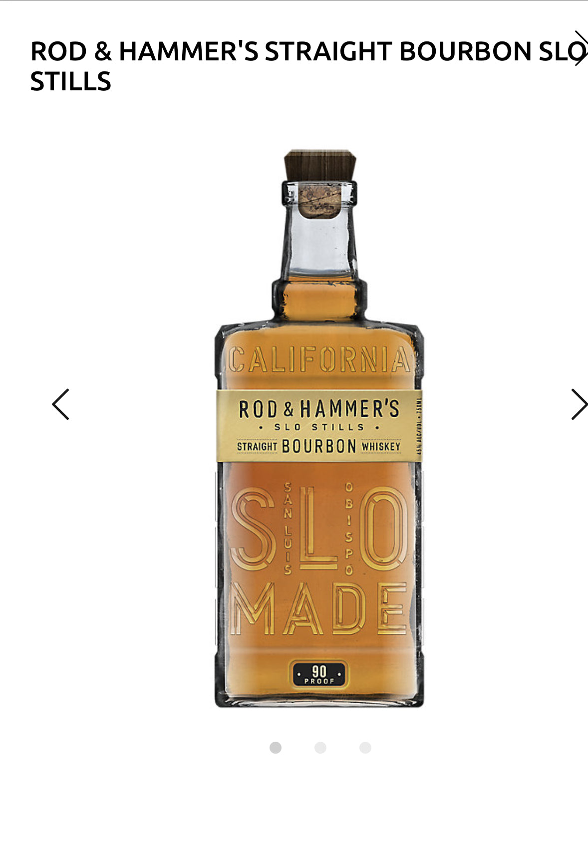 Rod & Hammer's Straight Bourbon Slo Stills 90