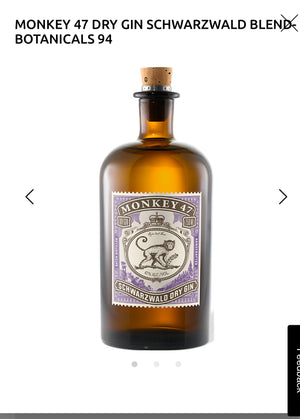 Monkey 47 Dry Gin Schwarzwald 94 750 ml