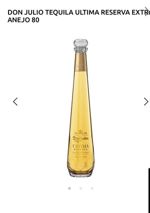 Don Julio Tequila Extra Anejo Ultima without box 750ml