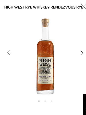 High West Rye Whiskey Rendezvous Rye 92