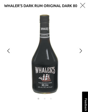 Whaler's Dark Rum Original Dark 80