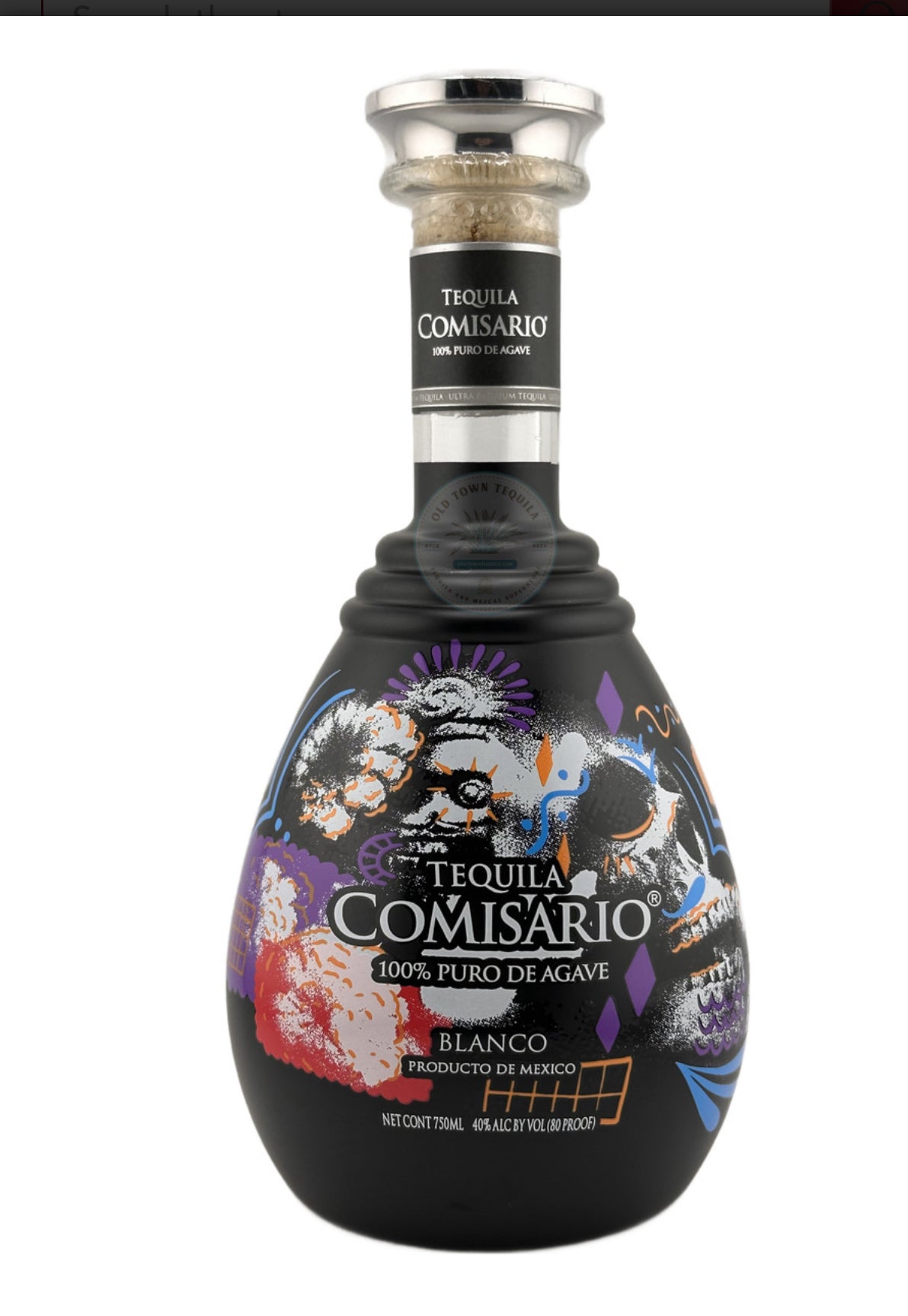 Comisario Tequila Blanco Dia De Muertos