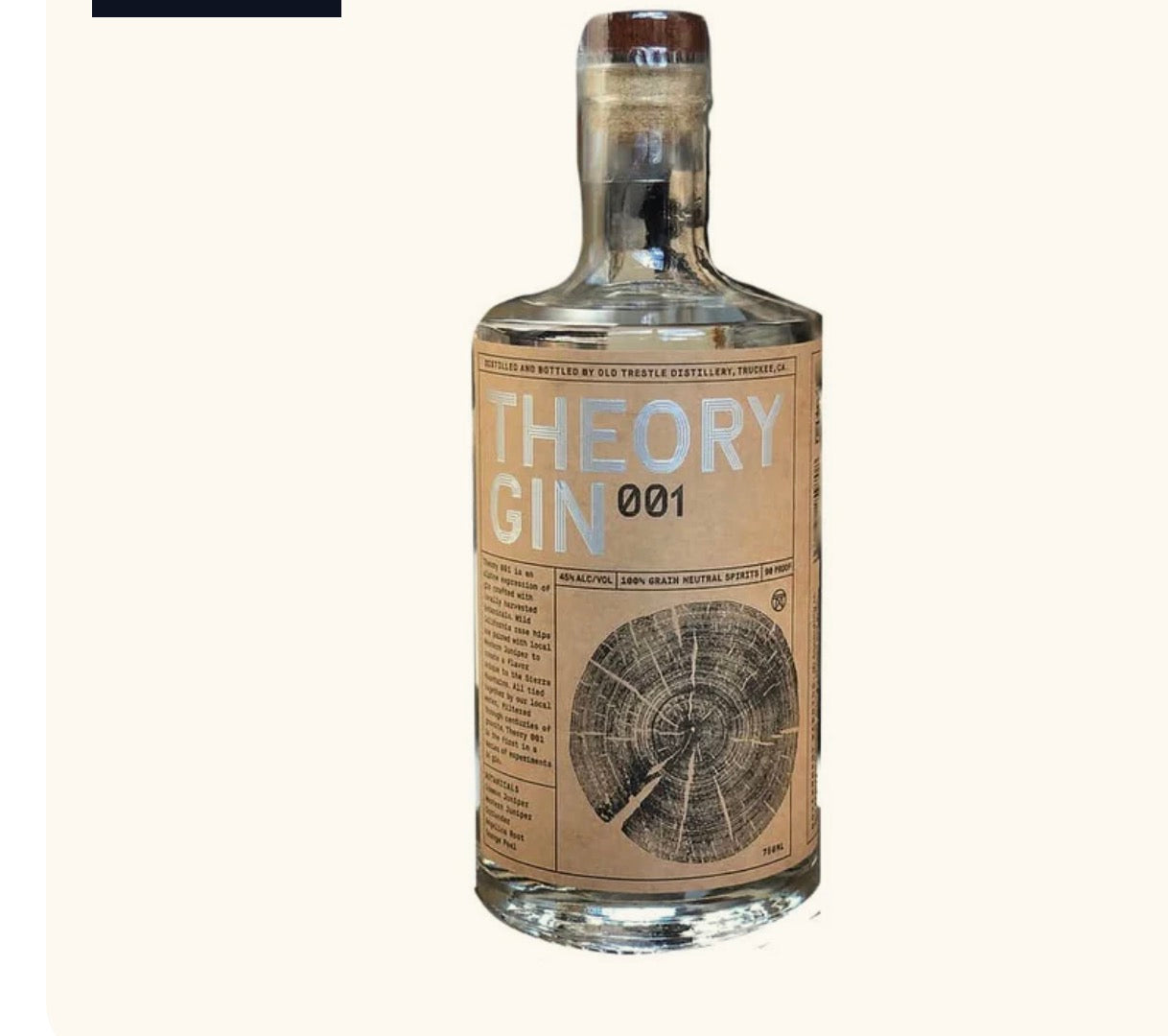 Old Trestle Gin Theory 1 6B 750ML