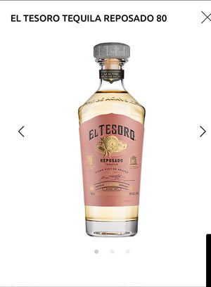 El Tesoro Tequila Reposado 80