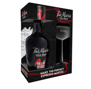 Tia Maria Coffee Liqueur with Glass 6B 750ML