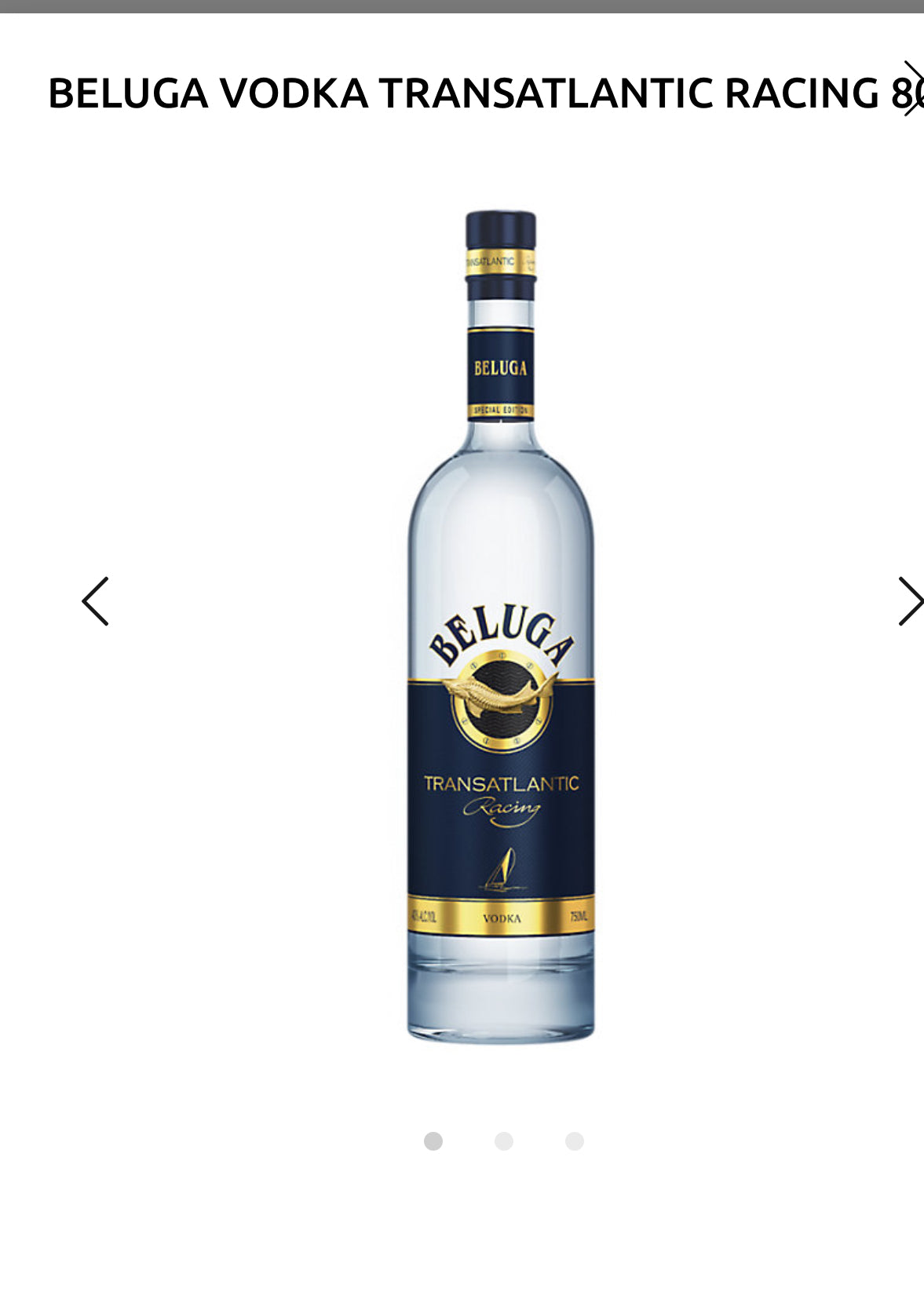 BELUGA VODKA TRANSATLANTIC RACING 80