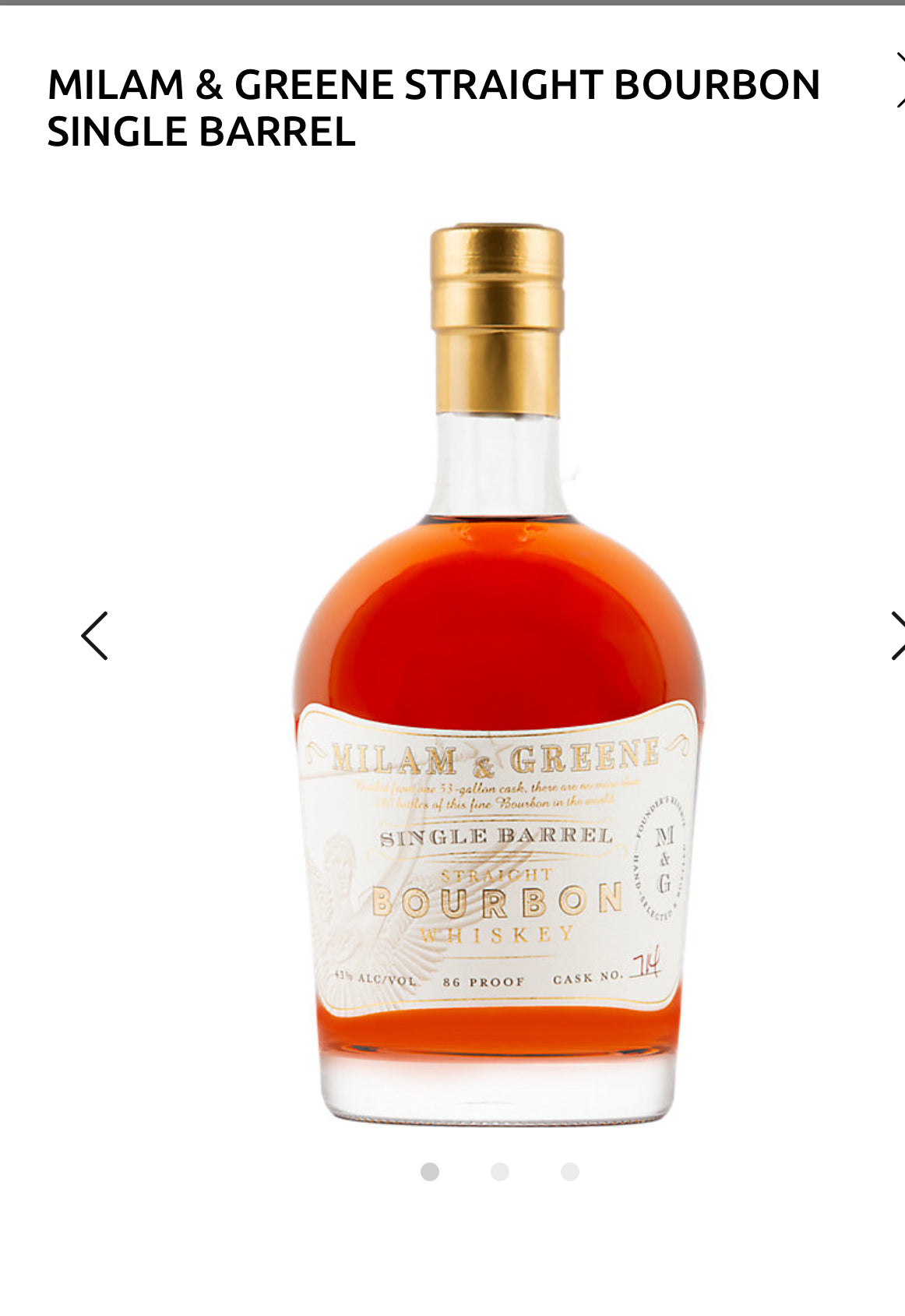 Jefferson's Straight Bourbon Reserve Old Rum Cask Finish 90.2