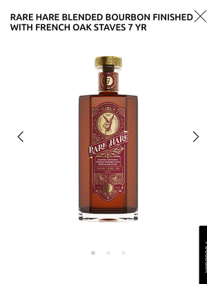 Rare Hare Blended Bourbon Finished With French Oak Staves 7 Yr 100