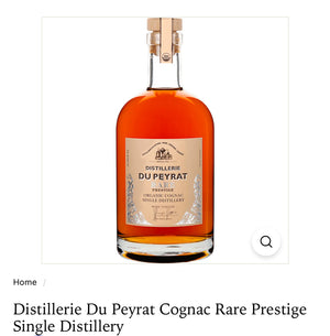 Distillerie Du Peyrat Cognac Rare Prestige Single