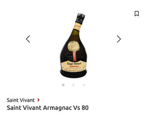 Saint Vivant Armagnac Vs 80