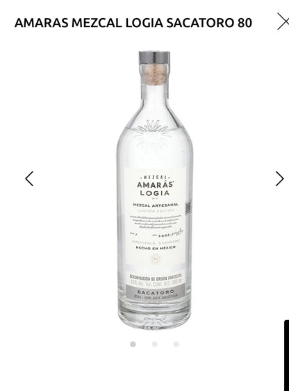 Amaras Mezcal Logia Sacatoro 86