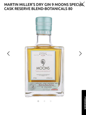 Martin Miller's Dry Gin 9 Moons Special Cask Reserve 80 375ml