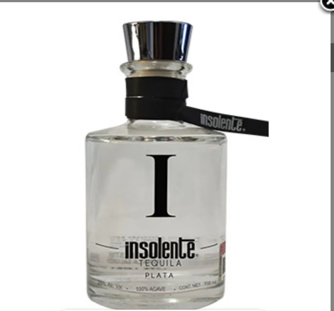INSOLENTE TEQUILA PLATA 750ML