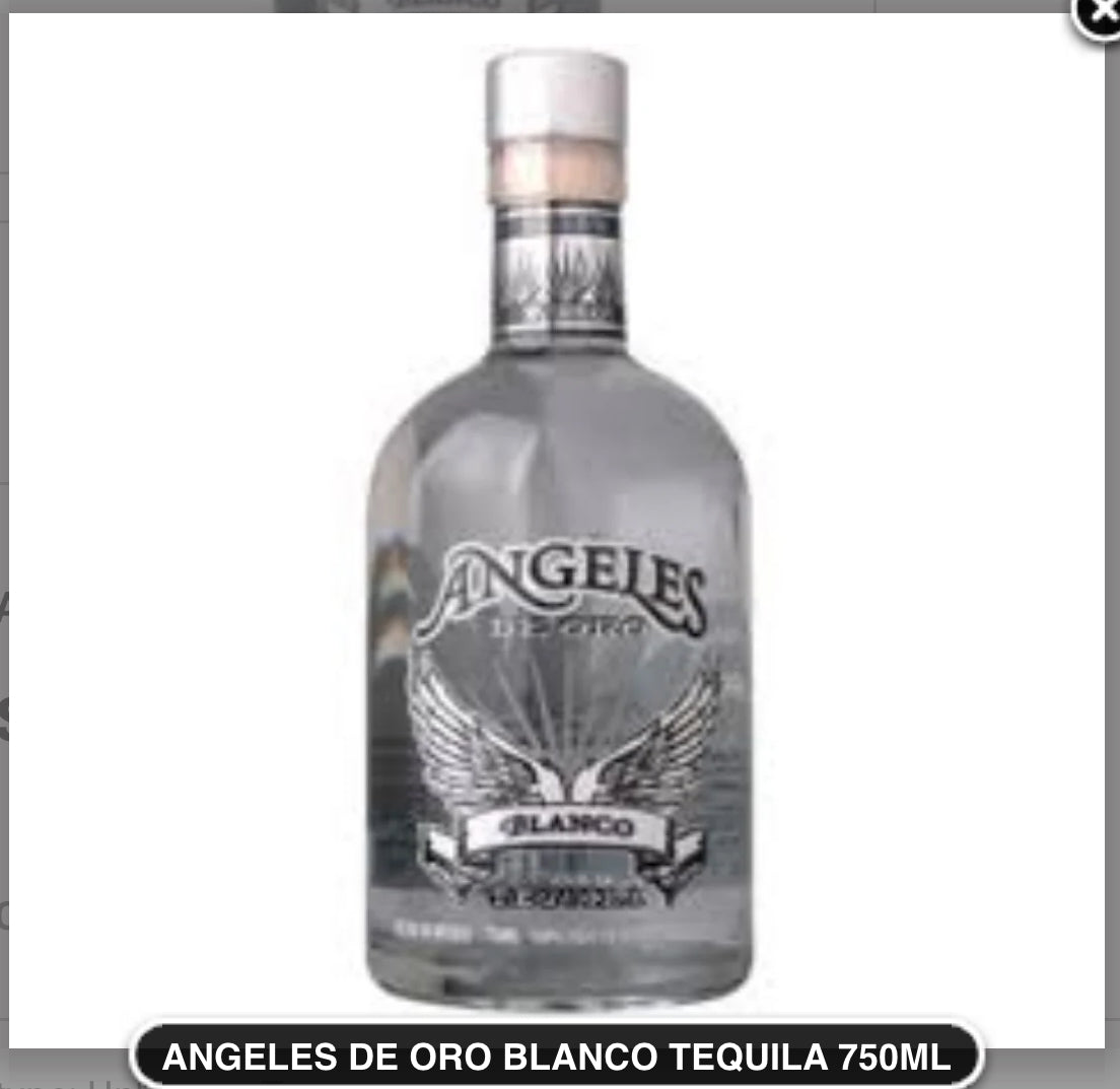 ANGELES DE ORO BLANCO TEQUILA 750ML