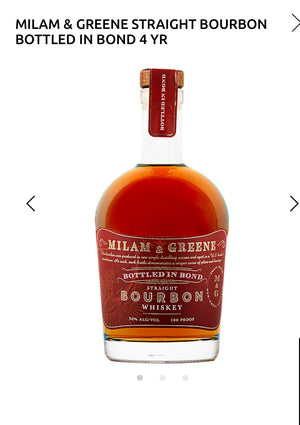 Milam & Greene Straight Bourbon Bottled In Bond 4 Yr 100