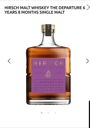Hirsch Malt Whiskey The Departure 6 Years 8 Months Single Malt 98