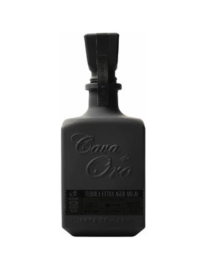 Cava De Oro Tequila Extra Aged Anejo Black 750
