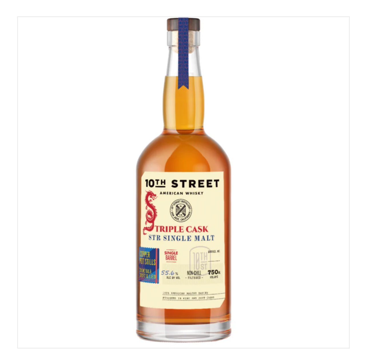10th Street Malt Whiskey Str Triple Cask Single Malt 111.2