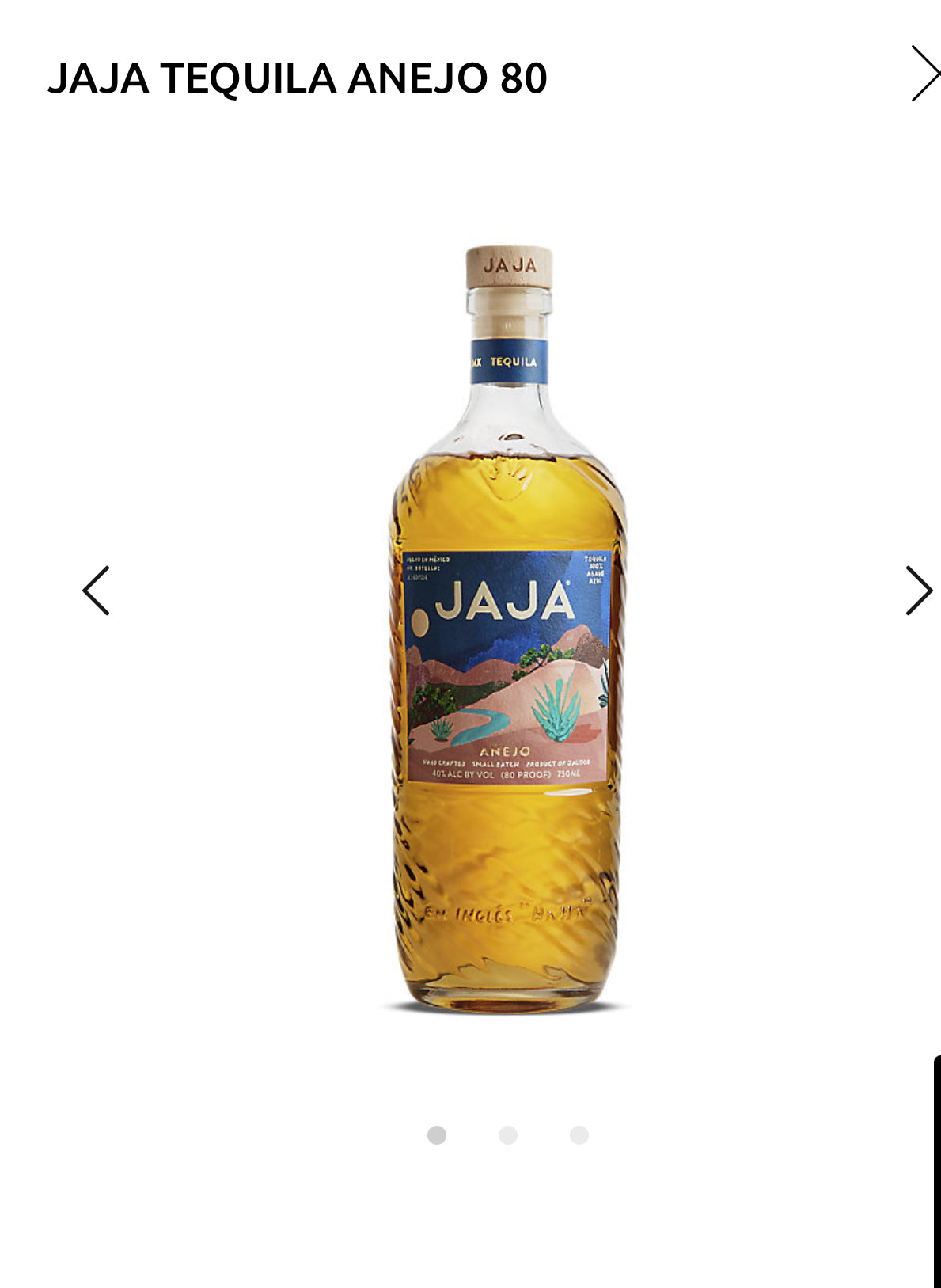 Jaja Tequila Anejo 80