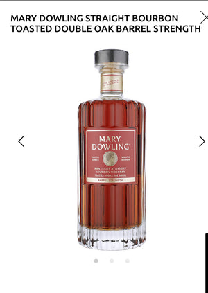 Mary Dowling Straight Bourbon Toasted Double Oak Barrel Strength 125