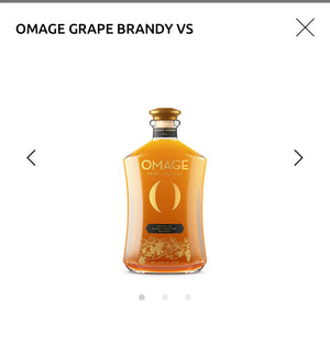 OMAGE GRAPE BRANDY VS