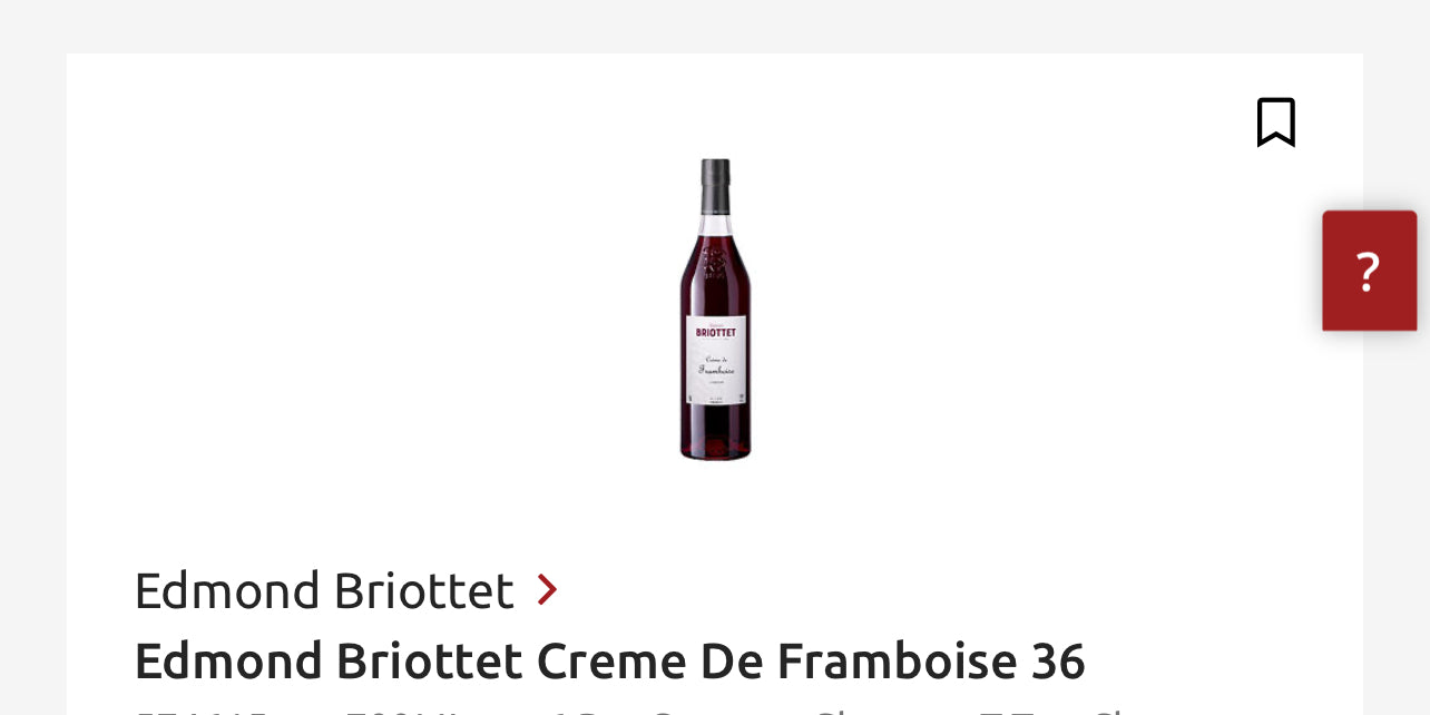 Edmond Briottet Creme De Framboise 36