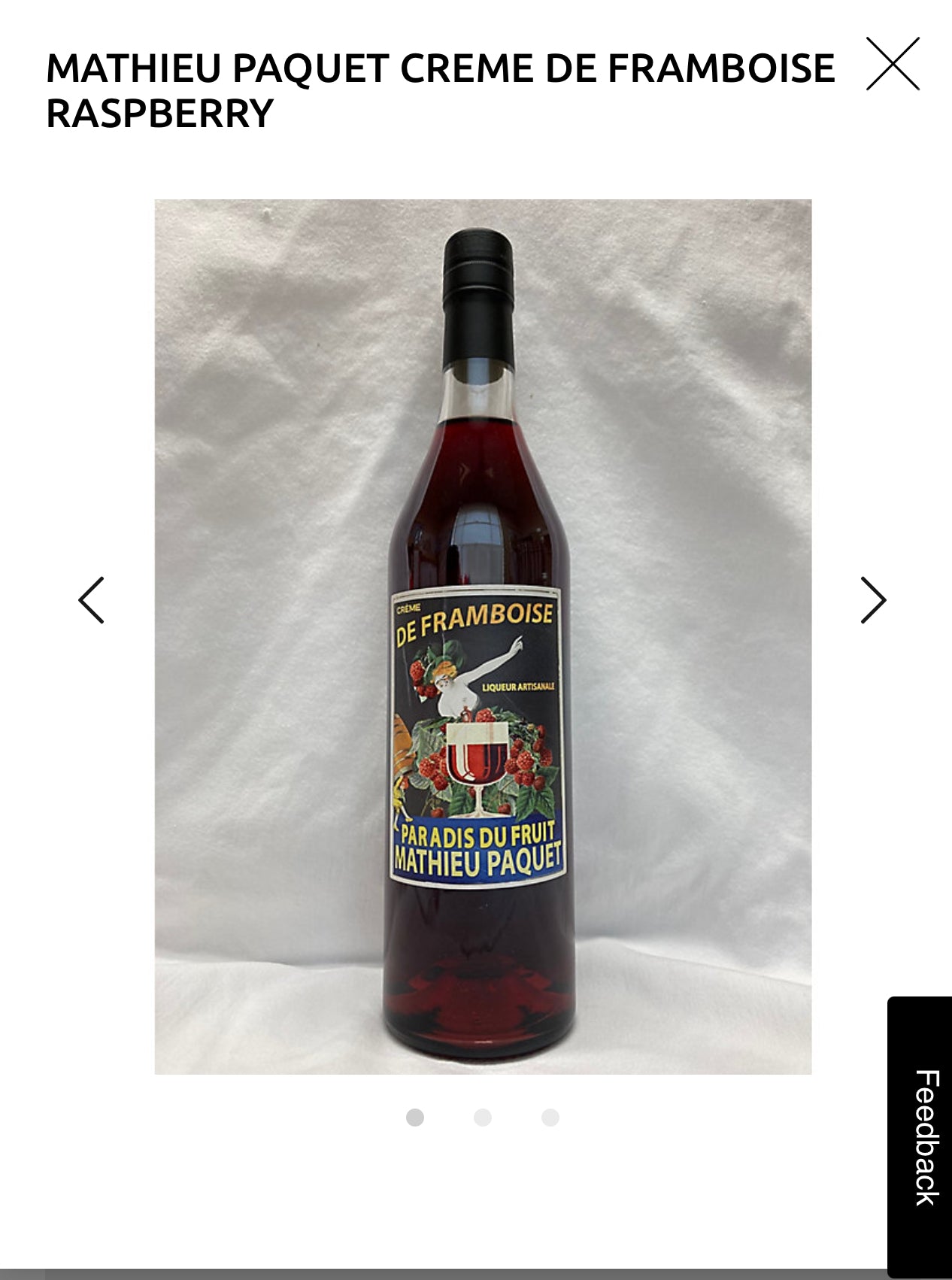 Mathieu Paquet Creme De Framboise 36
