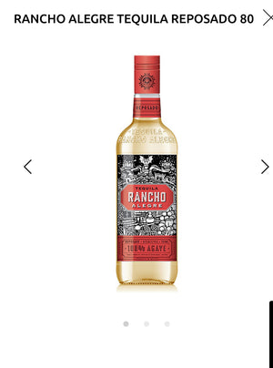 Rancho Alegre Tequila Reposado 80