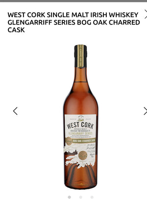 West Cork Single Malt Irish Whiskey Glengarriff Series Bog Oak Charred Cask 86