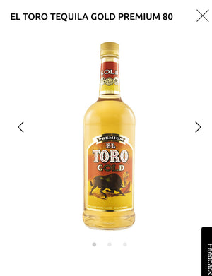 El Toro Tequila Gold 80 1L