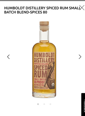 Humboldt Distillery Spiced Rum Small Batch 80