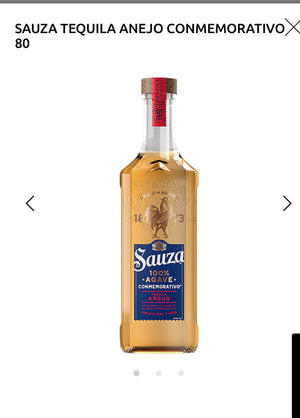 Sauza Tequila Anejo Conmemorativo 80 1L