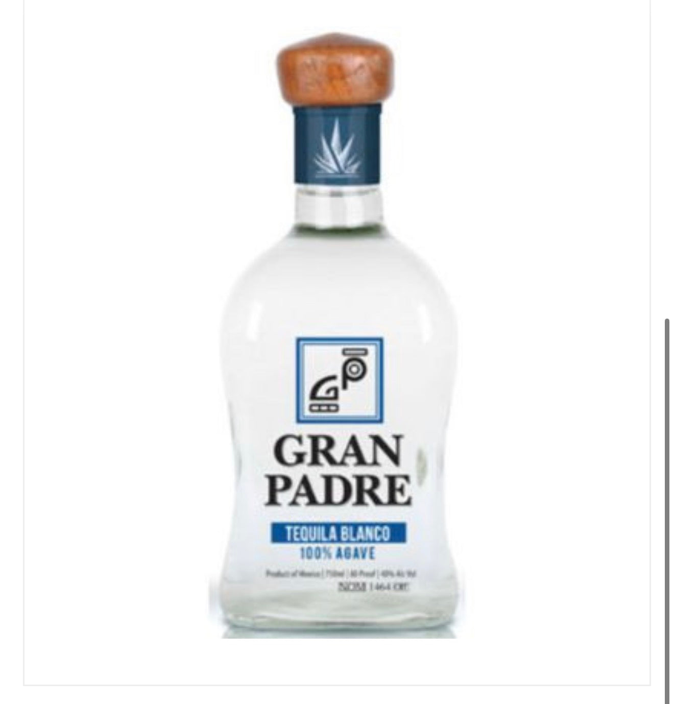 Gran Padre Blanco Tequila 750ml