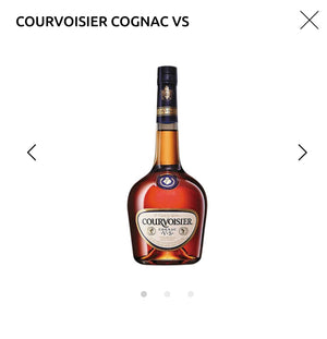 Courvoisier Cognac Vs 80 72”50 ml