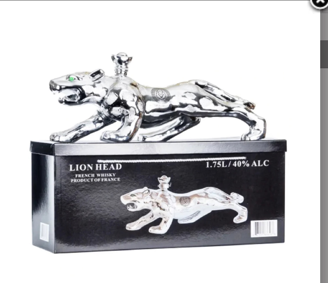 LION HEAD FRENCH WHISKY SILVER 1.75LT