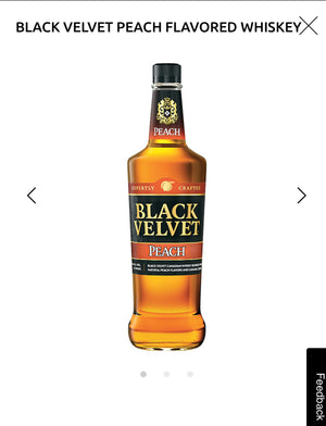 Black Velvet Peach Flavored Whiskey 70