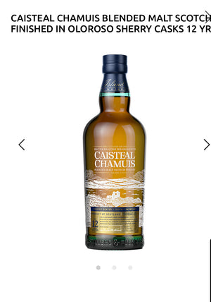 Caisteal Chamuis Blended Malt Scotch Whisky Finished In Oloroso Sherry Casks 12 Yr 92