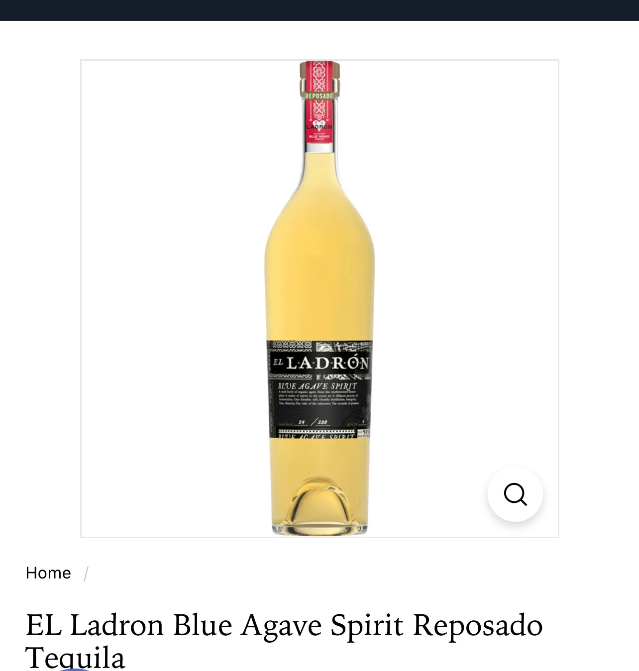 El Ladron Blue Agave Spirit Reposado 94