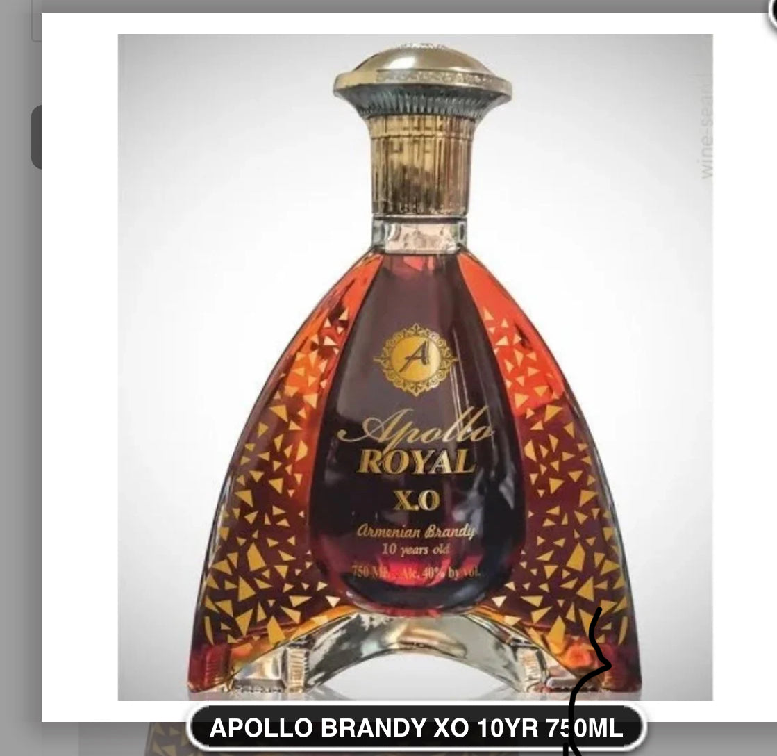 APOLLO BRANDY XO 10YR 750ML