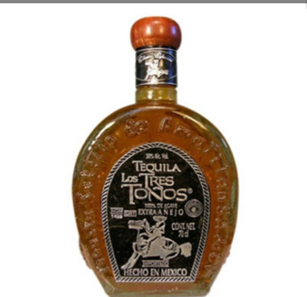 LOS TRES TONOS TEQUILA EXTRA ANEJO 750ML