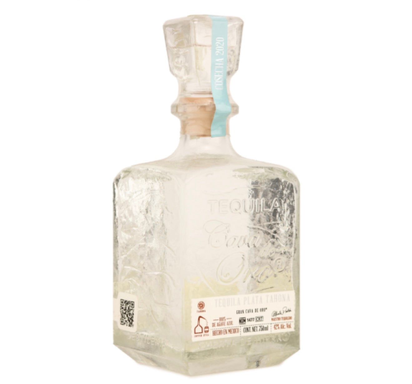 Cava De Oro Tequila Plata Tahona 6B 750ML